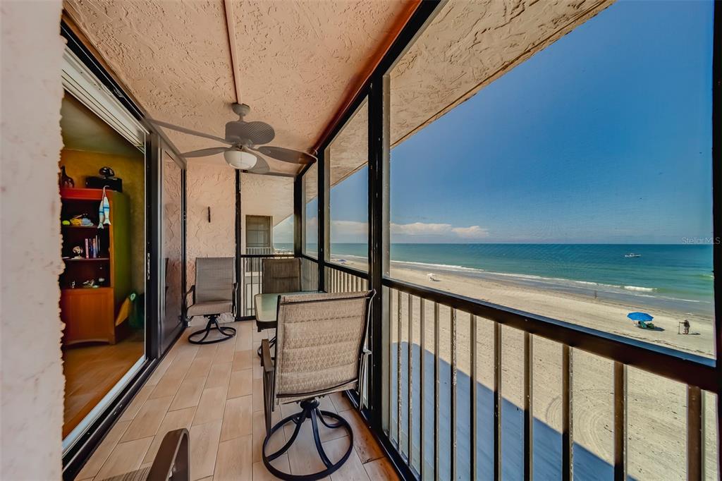 17580 Gulf Boulevard, Unit 412 Redington Shores, FL 33708 - Photo 38 of 67 a view of a balcony