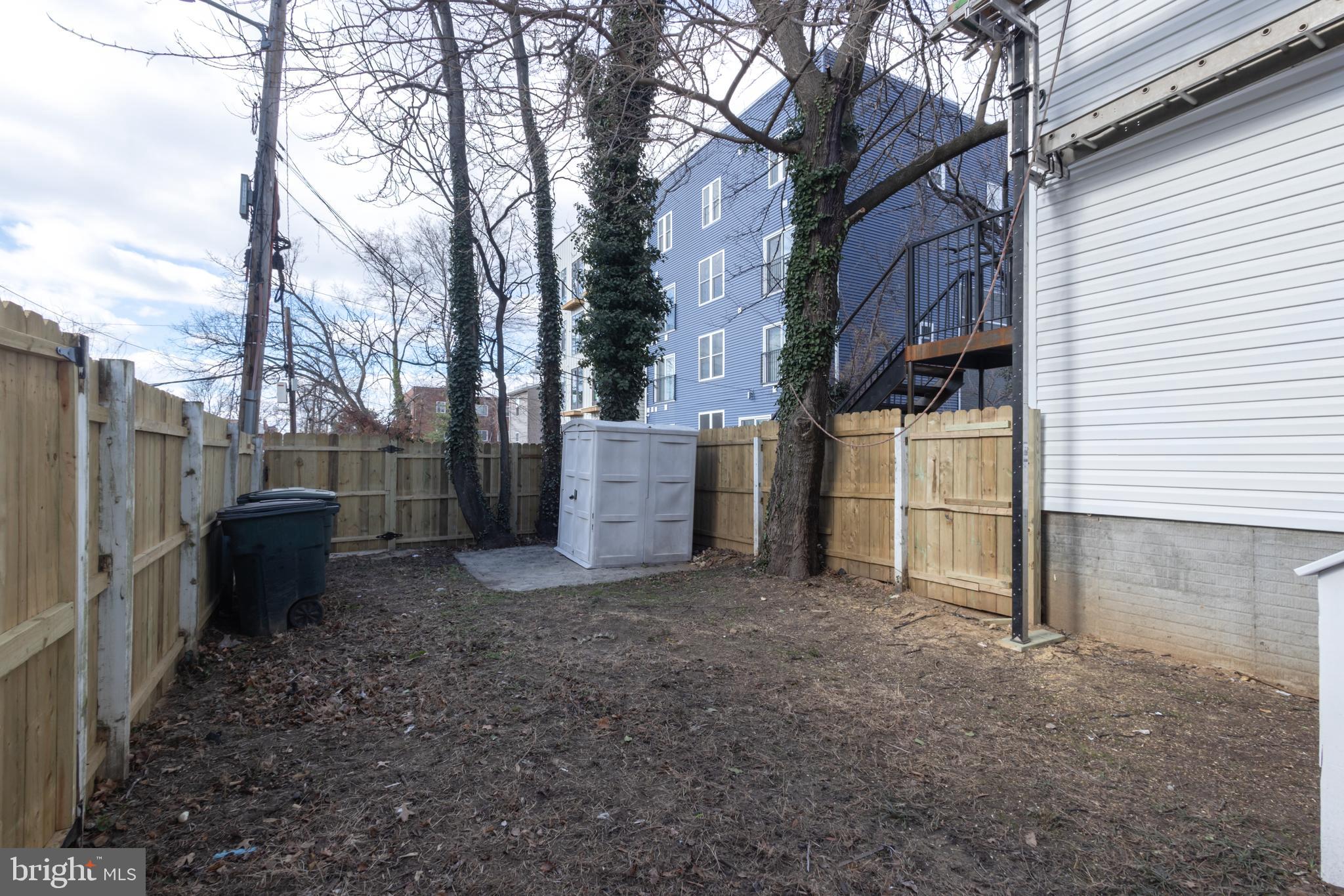 1911 17th Street Southeast Washington, DC 20020 - Photo 34 of 44 a view of a backyard of the house
