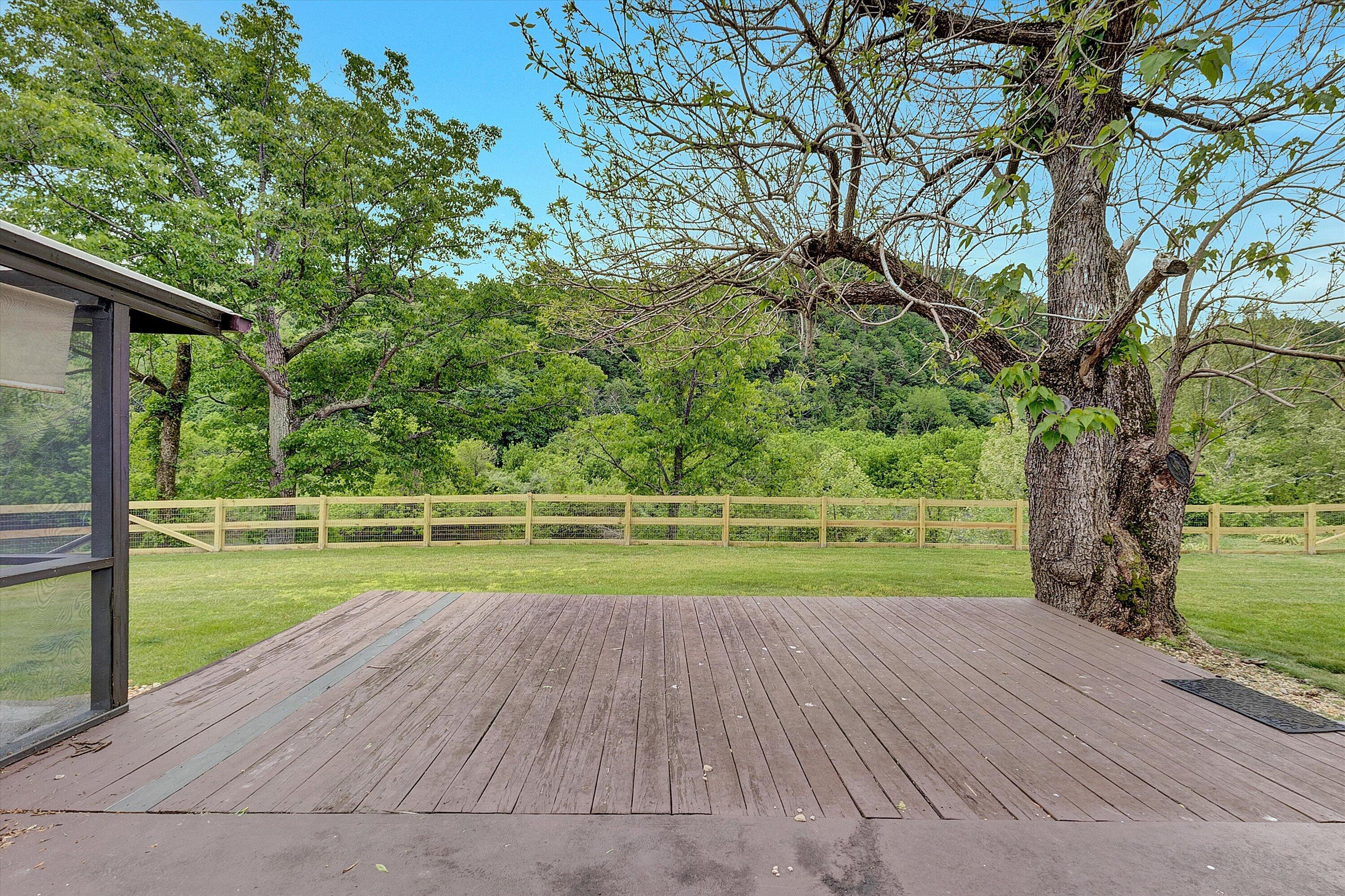 2015 Evergreen Road Covington, VA 24426 - Photo 36 of 46 a view of outdoor space and deck