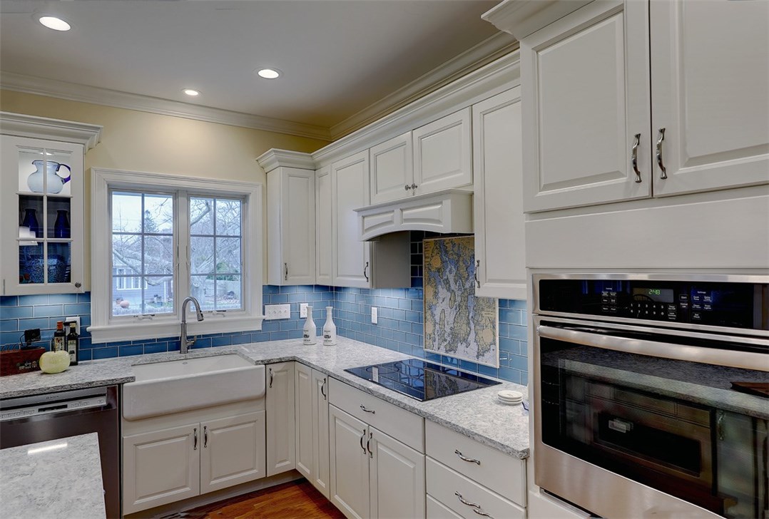 13 Howe Street Bristol, RI 02809 - Photo 17 of 40 Kitchen with Quartz Counter Tops