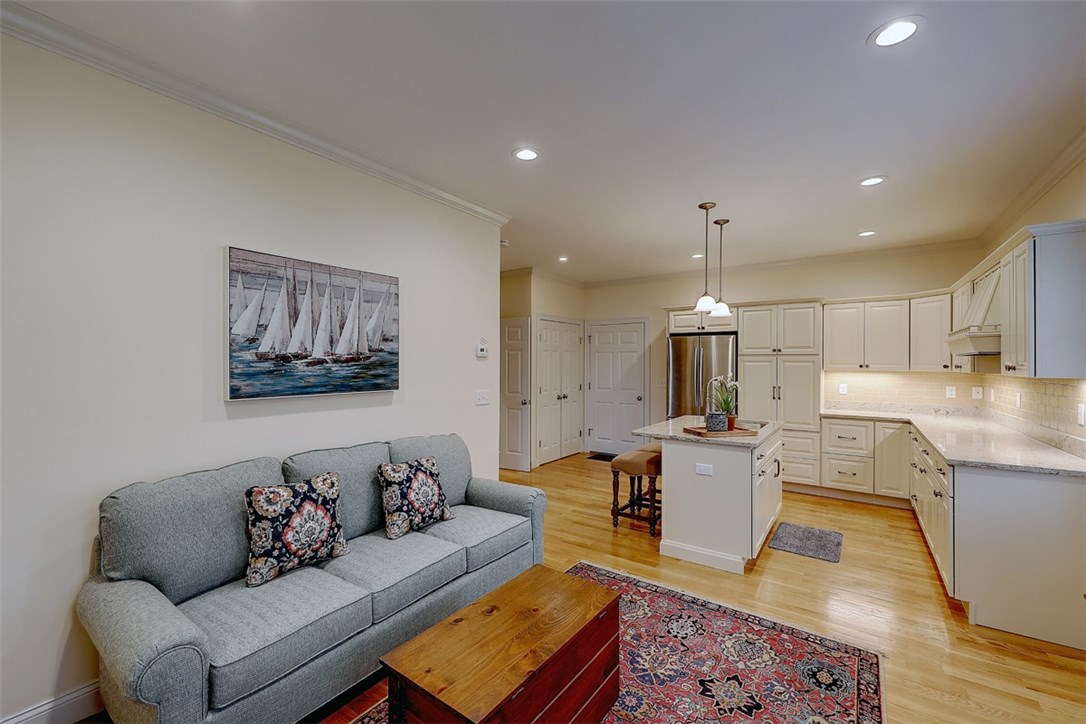 13 Howe Street Bristol, RI 02809 - Photo 31 of 40 In-Law Living Room & Kitchen
