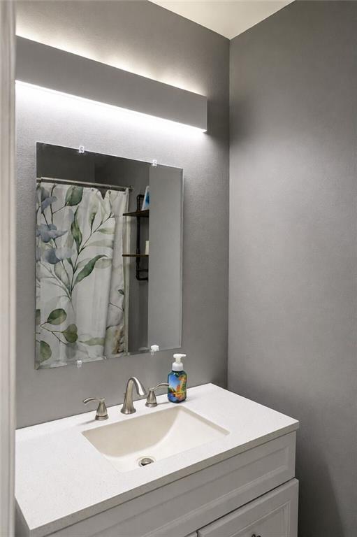 2033 Carson Segars Road Maysville, GA 30558 - Photo 19 of 41 a bathroom with a sink and a mirror