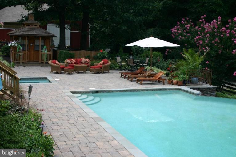 2230 Rutledge Road Fallston, MD 21047 - Photo 30 of 30 Infinity Pool and Hot Tub with Huge Paver Patio.