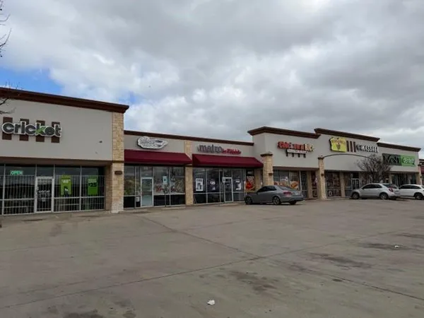 a front view of a building with