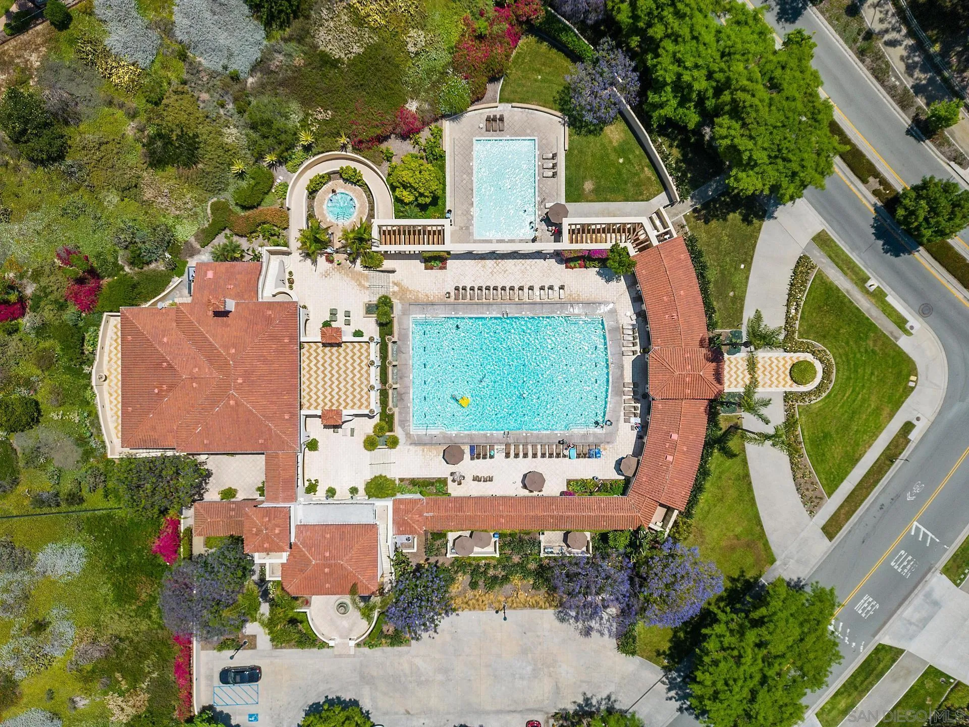 1103 Paradise Trail Road Chula Vista, CA 91915 - Photo 16 of 20 an aerial view of a house with outdoor space pool seating area and yard
