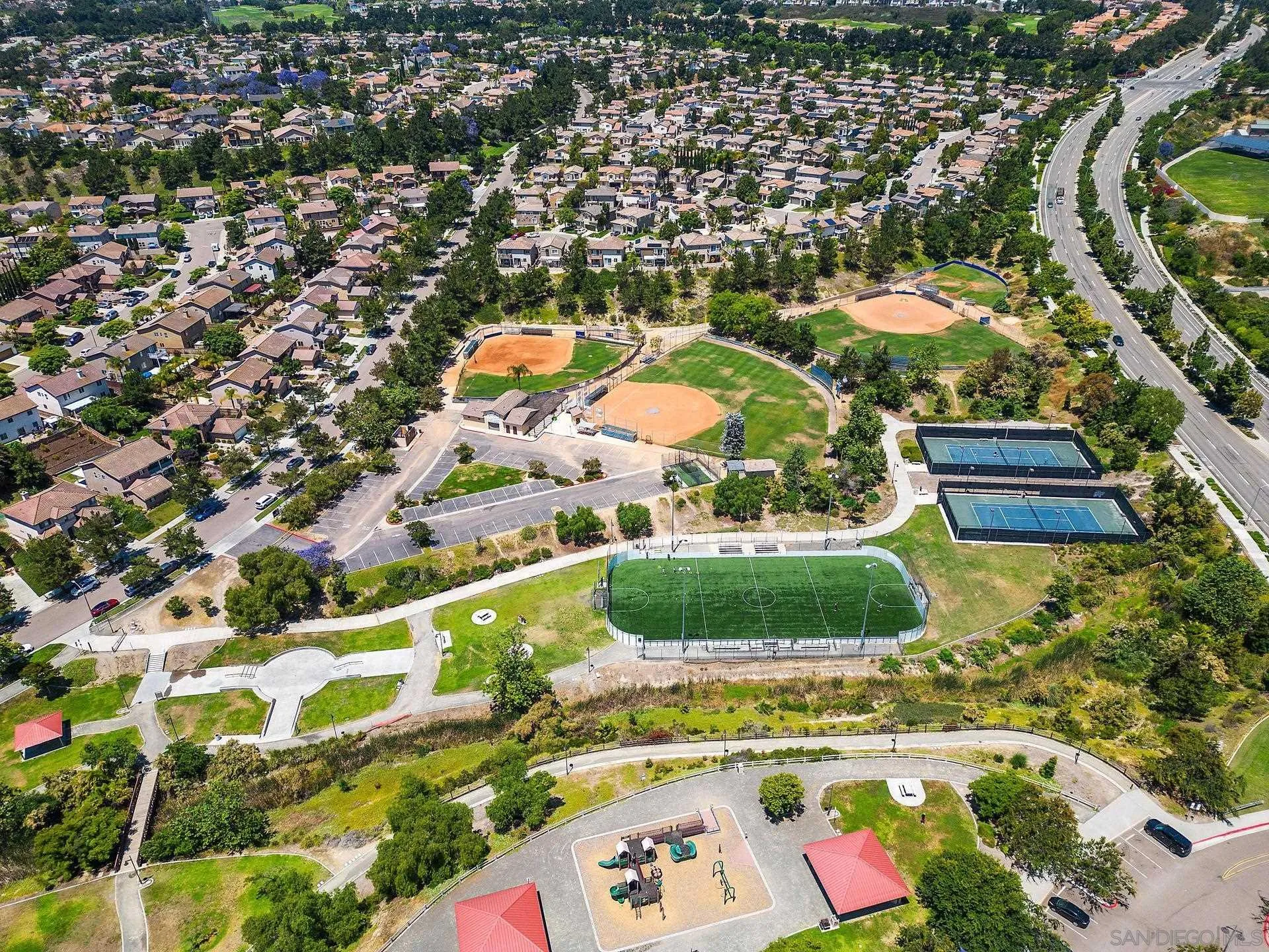 1103 Paradise Trail Road Chula Vista, CA 91915 - Photo 17 of 20 an aerial view of residential houses with outdoor space