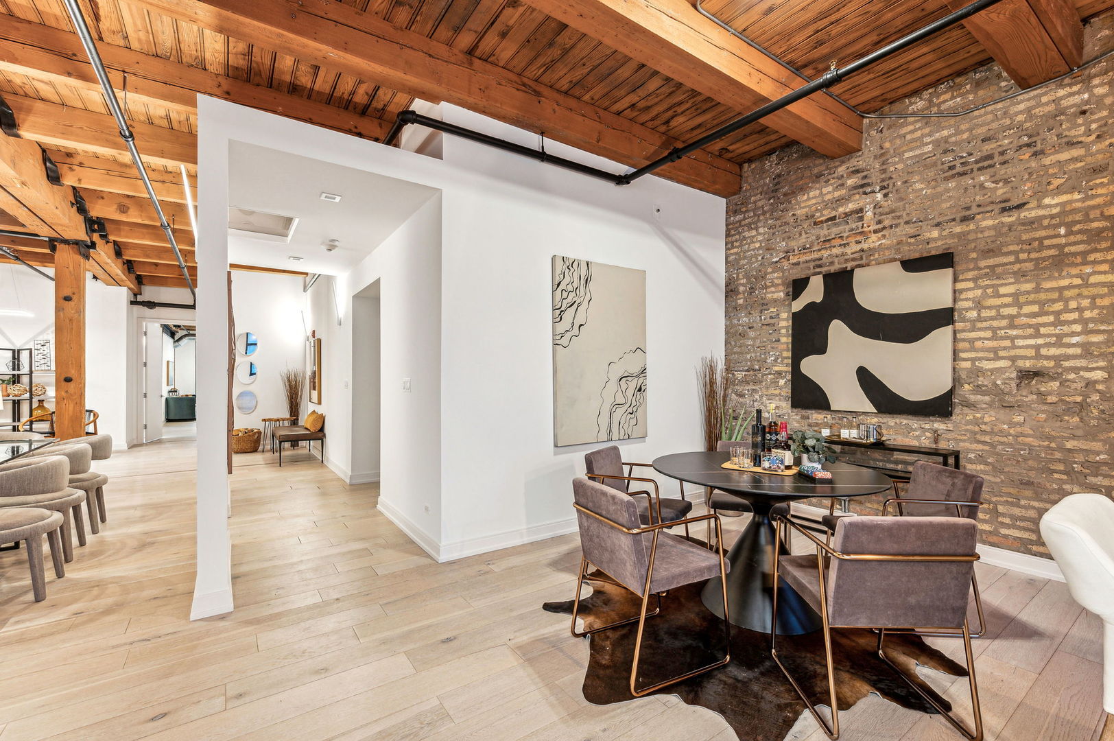 223 West Lake Street, Unit PH5S Chicago, IL 60606 - Photo 14 of 32 a dinning area with glass table and chairs