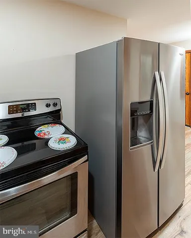 a view of an ocean with a yard