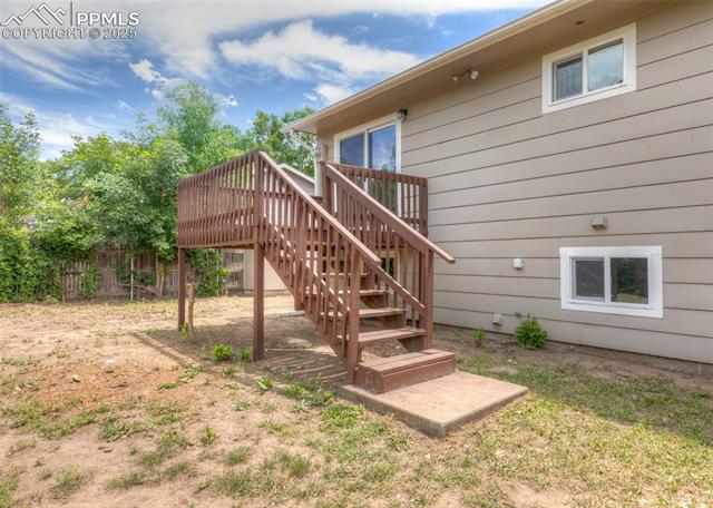 4750 Cheerful Road Colorado Springs, CO 80917 - Photo 43 of 48 Backyard Deck