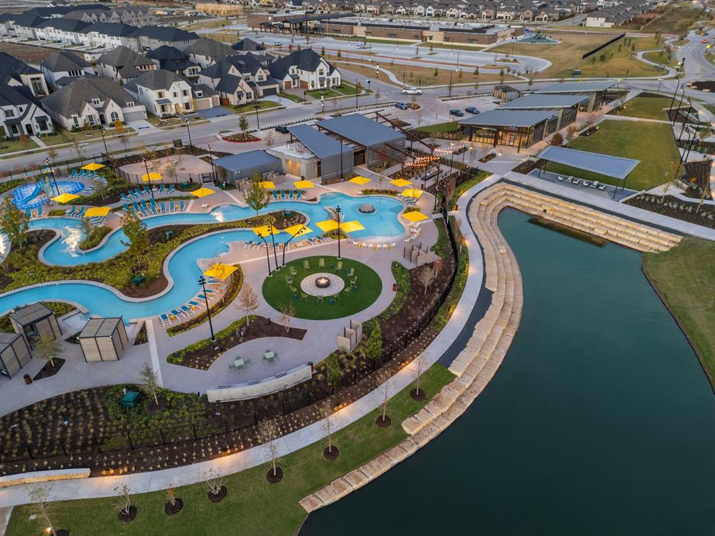 4512 Meander Way Prosper, TX 75078 - Photo 37 of 39 an aerial view of a swimming pool