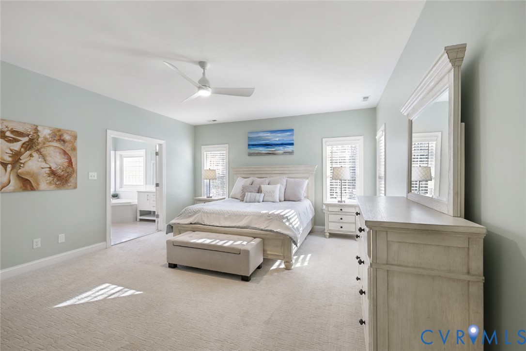 8901 First Branch Lane Chesterfield, VA 23838 - Photo 14 of 38 The first-floor primary suite is spacious and incl