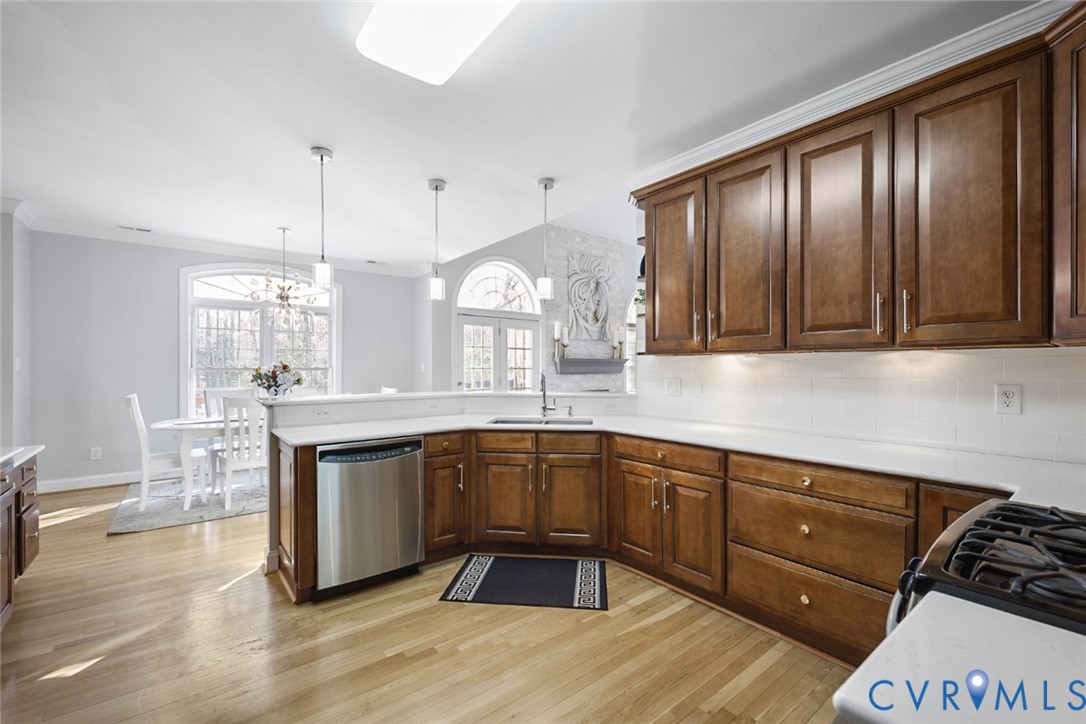 8901 First Branch Lane Chesterfield, VA 23838 - Photo 7 of 38 The light and bright kitchen opens seamlessly to t
