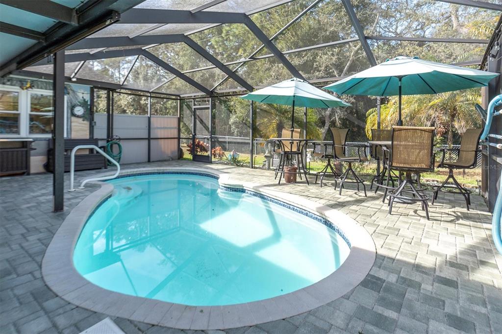 18809 Parade Road Hudson, FL 34667 - Photo 30 of 37 a view of a swimming pool with a patio