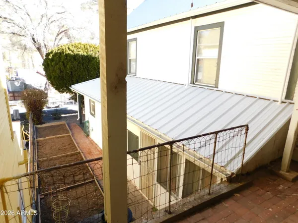 a view of a house with a patio