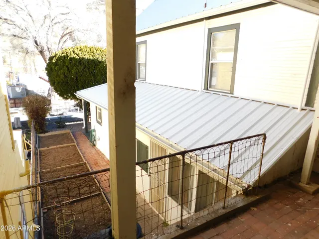a view of a house with a patio
