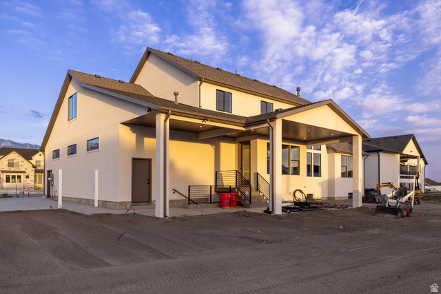 904 South 1900 West Layton, UT 84041 - Photo 3 of 19 Rear view of house with stucco siding