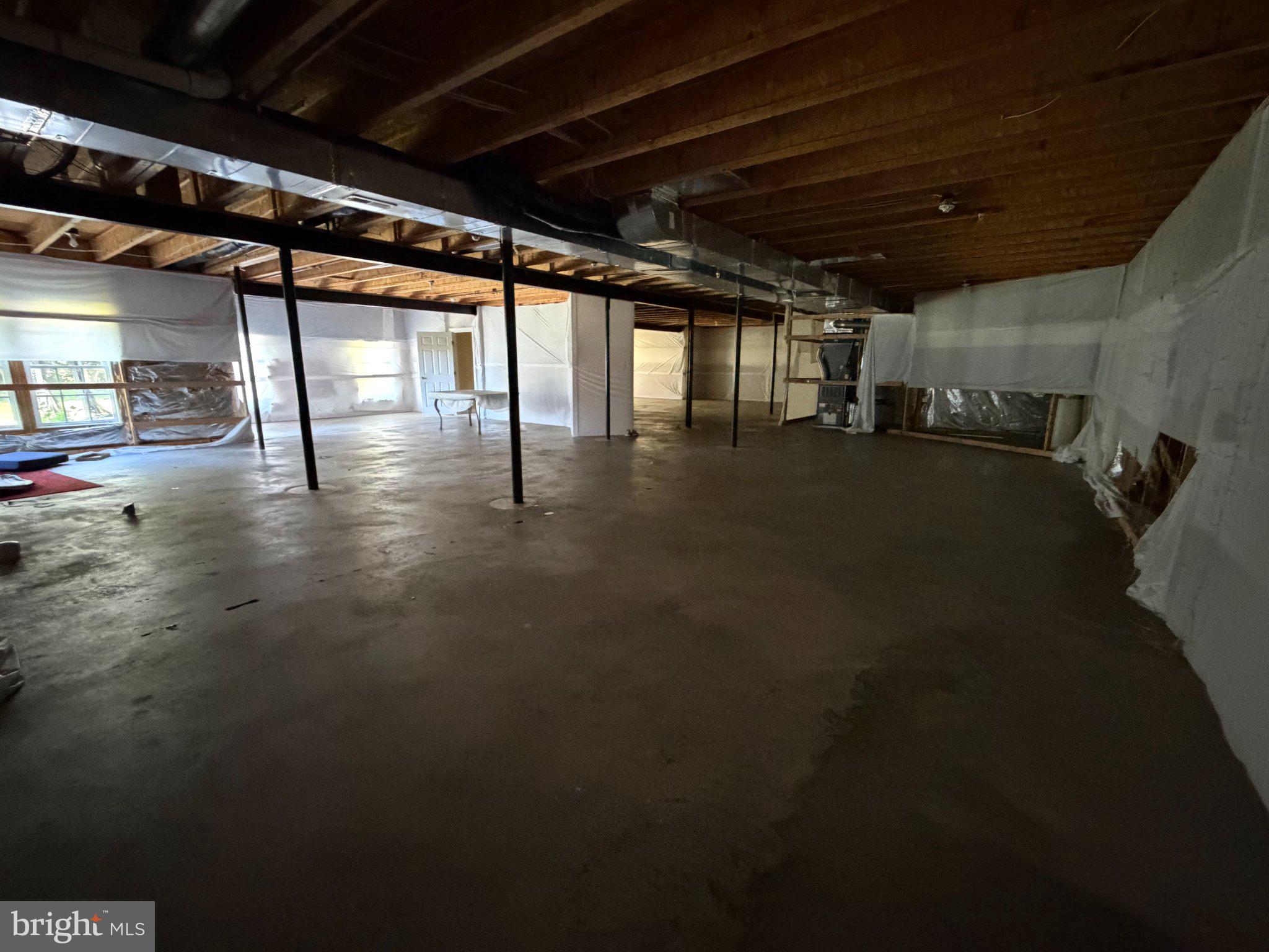 18724 Brooke Road Brinklow, MD 20862 - Photo 50 of 52 Spacious, unfinished basement retreat.