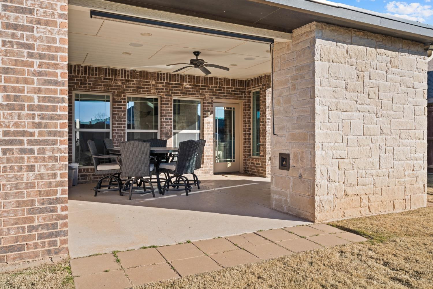 813 Avenue T Shallowater, TX 79363 - Photo 35 of 36 a view of a patio with table and chairs