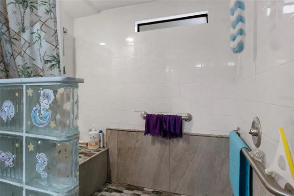 a living room filled with furniture