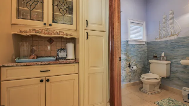 a view of a bathroom