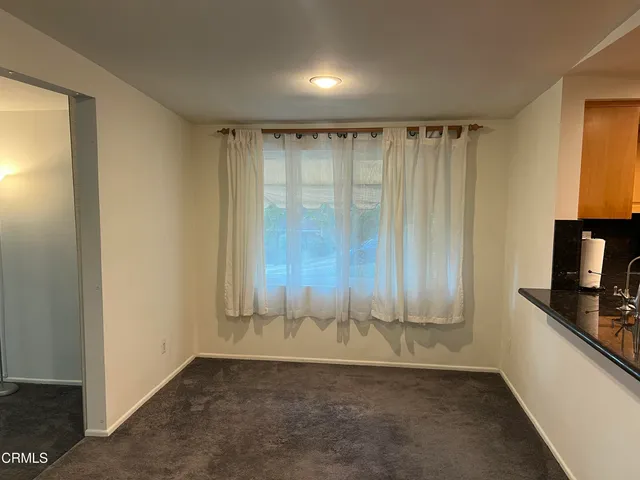 a view of a room with window