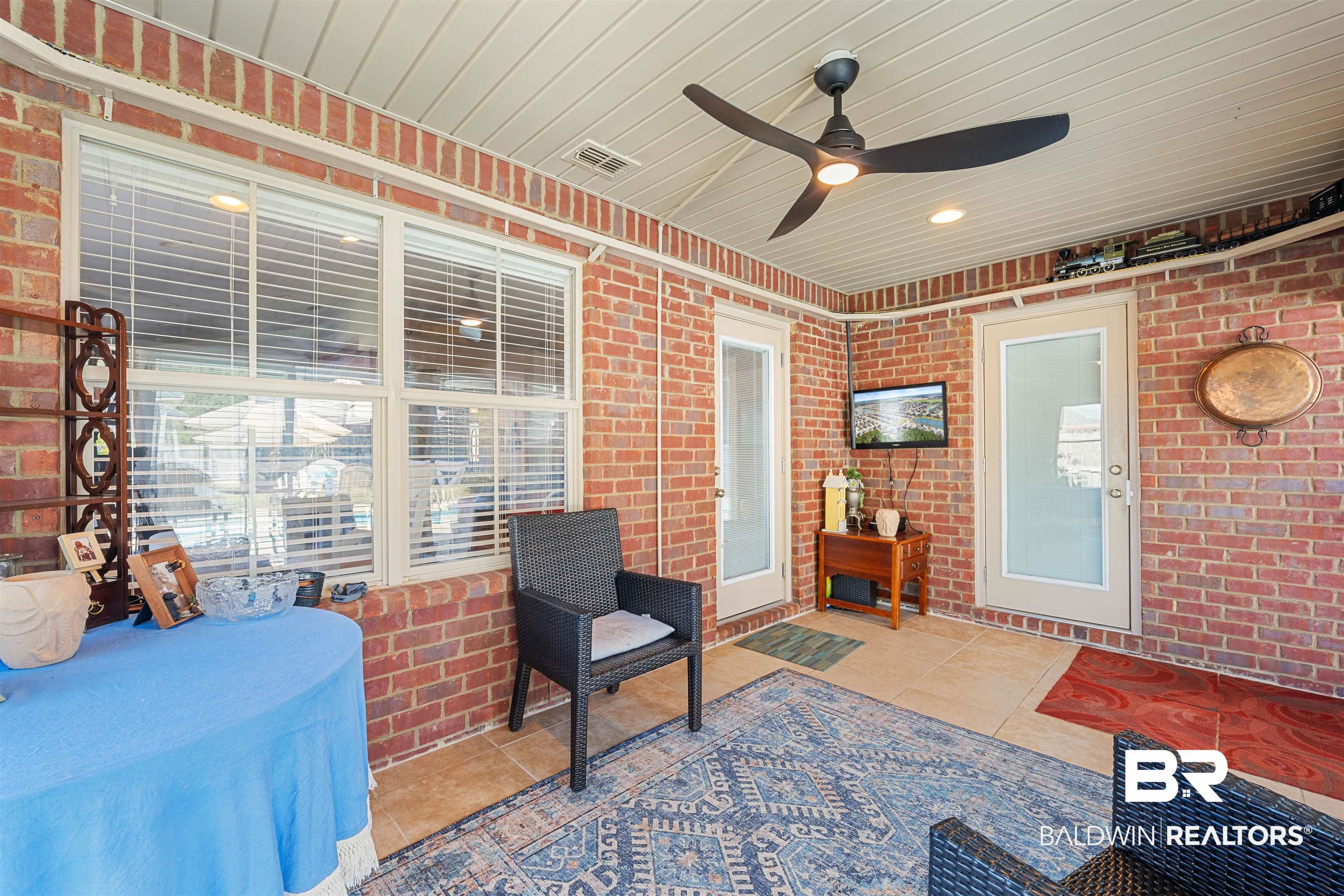 1850 Arcadia Drive Foley, AL 36535 - Photo 32 of 44 View of patio / terrace with ceiling fan and visible vents