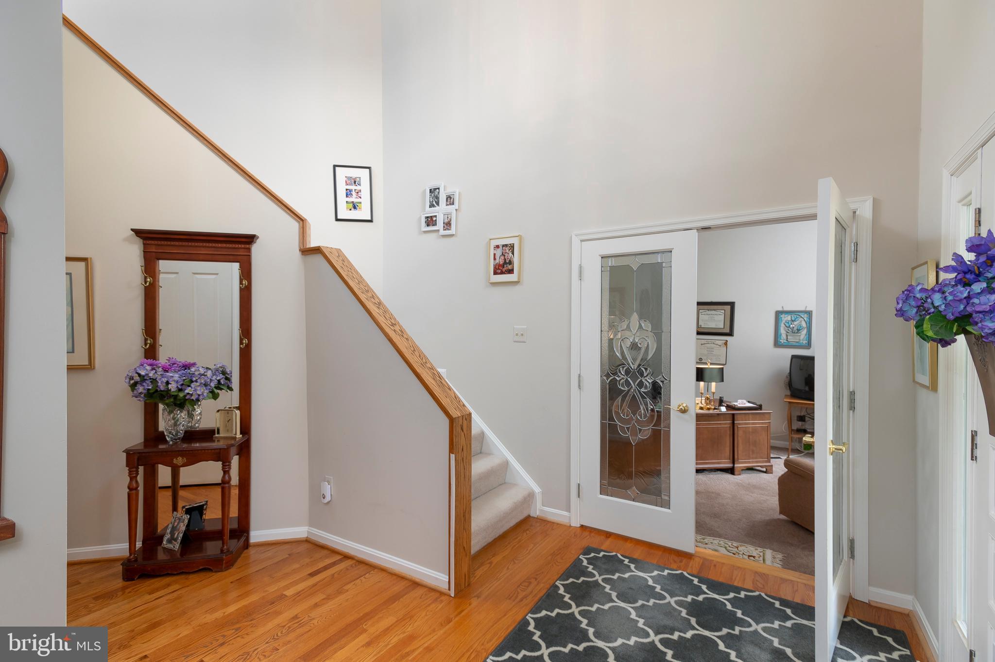 Foyer and Entrance to Office