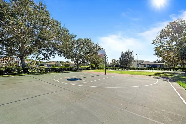 a view of a lake with houses