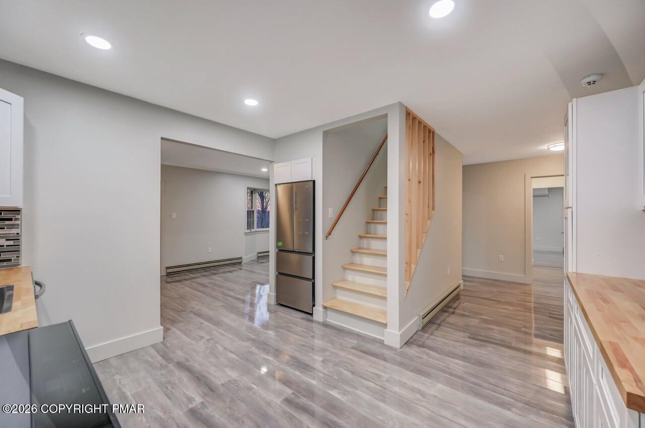 384 Devils Hole Road Cresco, PA 18326 - Photo 18 of 55 a view of entryway and hall with wooden floor