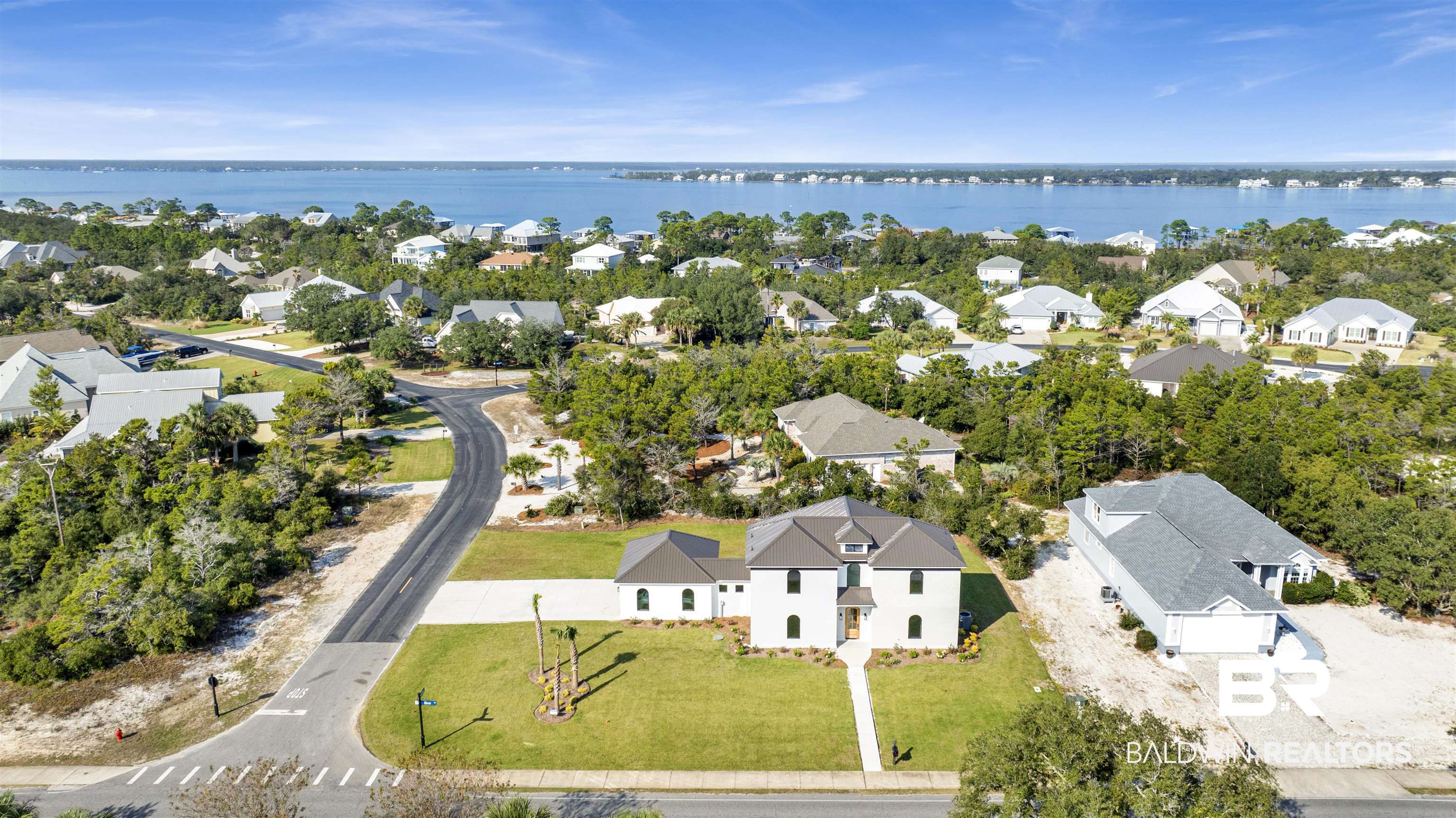 31545 River Road Orange Beach, AL 36561 - Photo 55 of 59 Bird's eye view with a water view
