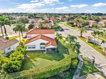 a view of a city with tall buildings