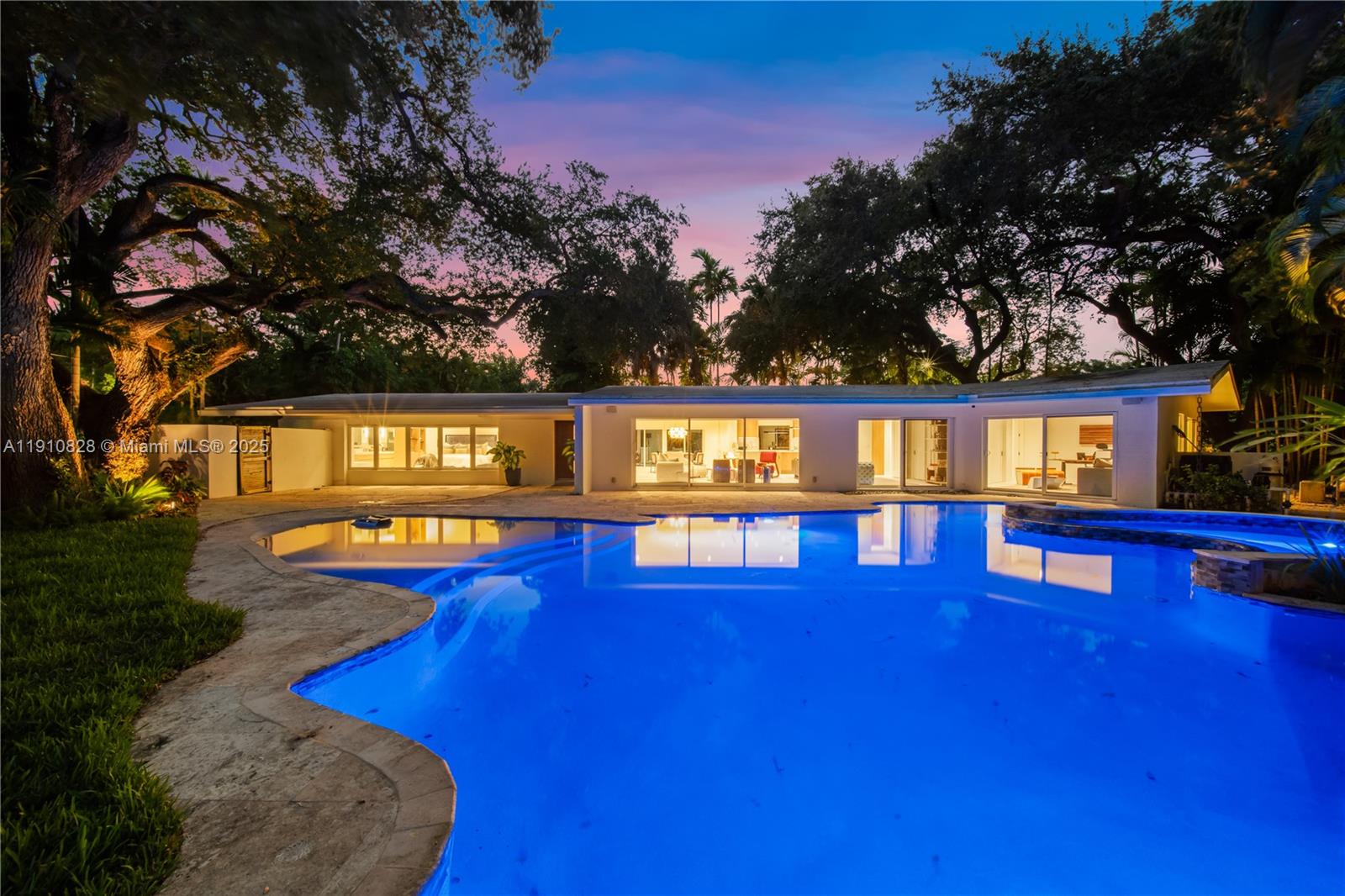 1075 Northeast 99th Street Miami Shores, FL 33138 - Photo 47 of 63 a view of a house with swimming pool