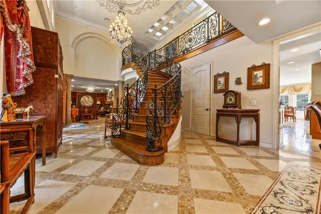 a living room filled with furniture and furniture