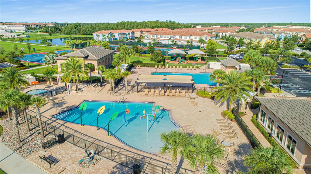 13969 Arclid Street Orlando, FL 32832 - Photo 24 of 29 an aerial view of residential houses with outdoor space