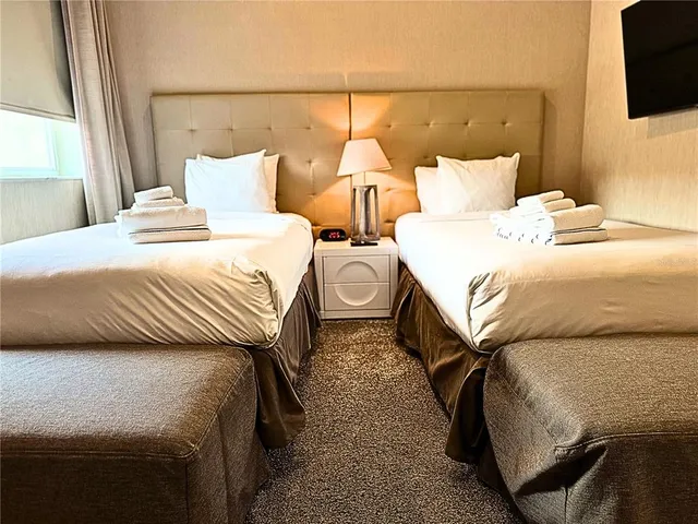 an aerial view of a city with lots of residential buildings