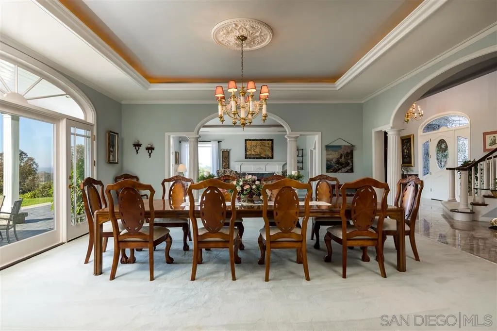 12966 Lomas Verdes Drive Poway, CA 92064 - Photo 9 of 25 a view of a dining room with furniture window and outside view