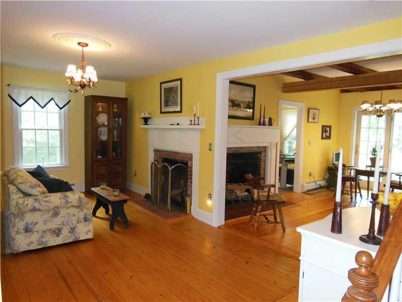 175 Dickey Mill Road Belmont, ME 04952 - Photo 5 of 21 Living Room. Living room with gas...