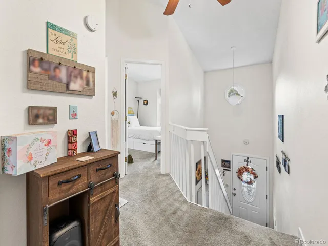 a view of a bedroom with toys