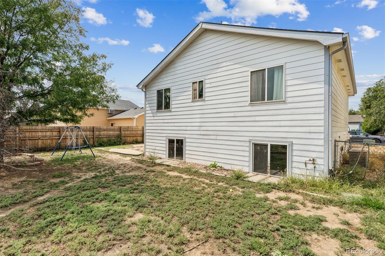 3820 Riverside Parkway Evans, CO 80620 - Photo 18 of 25 a view of a backyard of the house