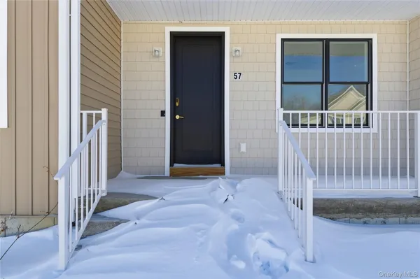 a view of an entryway door