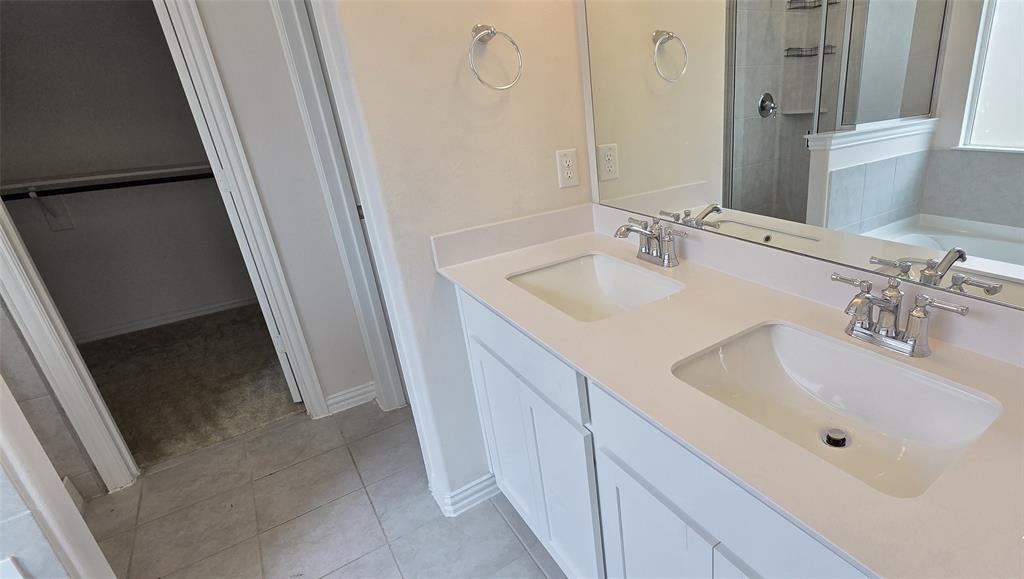 916 Elizabeth Street Anna, TX 75409 - Photo 19 of 31 a bathroom with a sink and a mirror