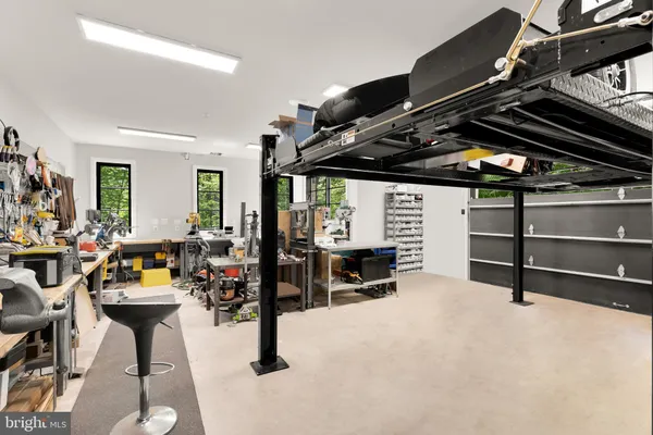 a view of outdoor space with seating area