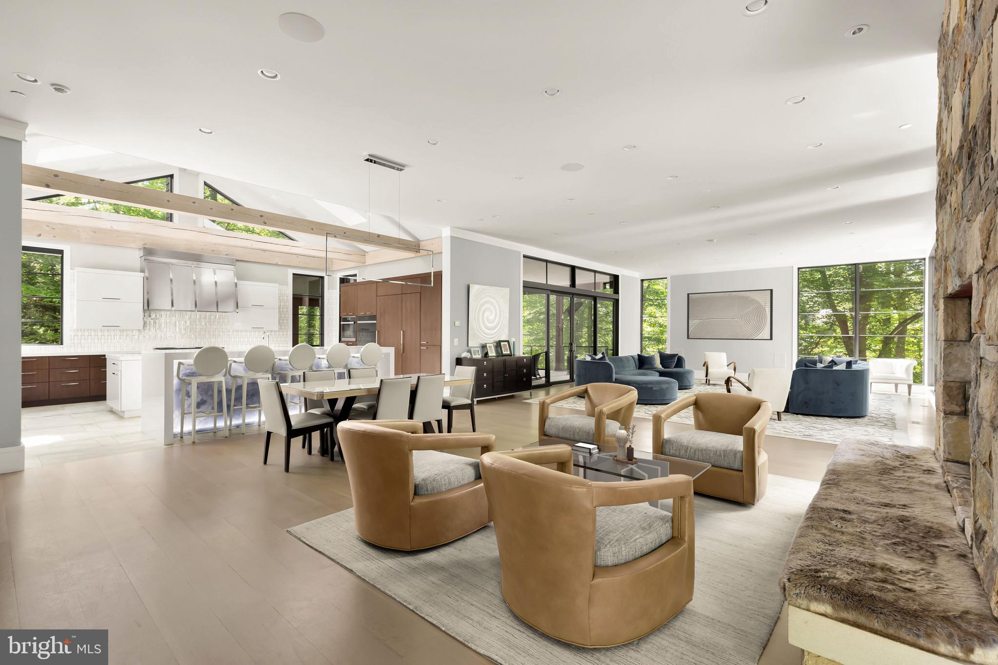 3 Bay Tree Lane Bethesda, MD 20816 - Photo 6 of 50 a living room with furniture and a large window
