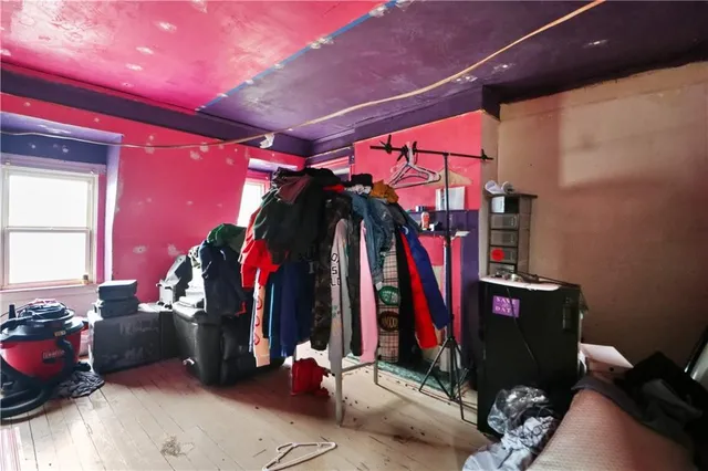 a view of storage and utility room