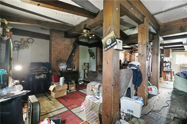 a view of storage and utility room