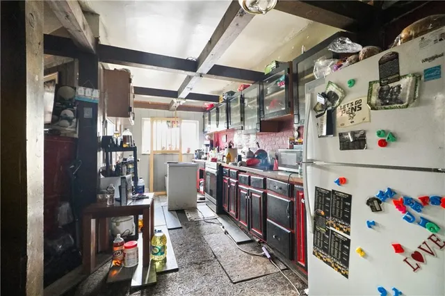 a view of store room with outdoor seating