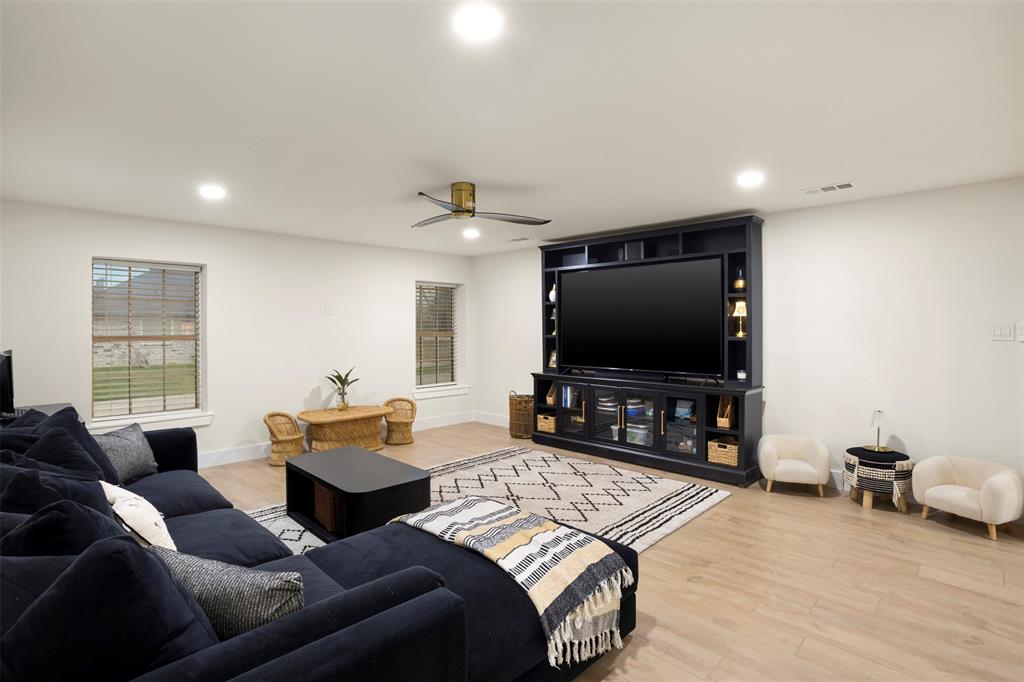 1121 Pierce Road Red Oak, TX 75154 - Photo 17 of 40 a living room with furniture and a flat screen tv