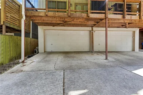 a view of a storage utility room
