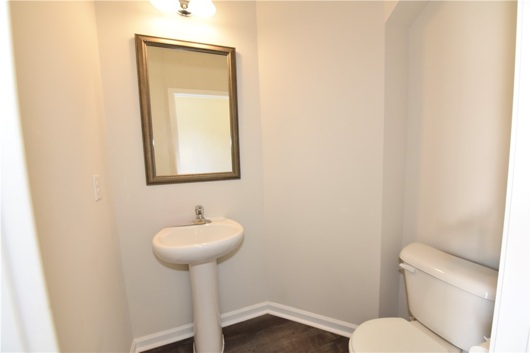 122 Bellflower Lane Anderson, SC 29625 - Photo 12 of 32 This convenient half-bath features a pedestal sink and simple, clean finishes for everyday use.