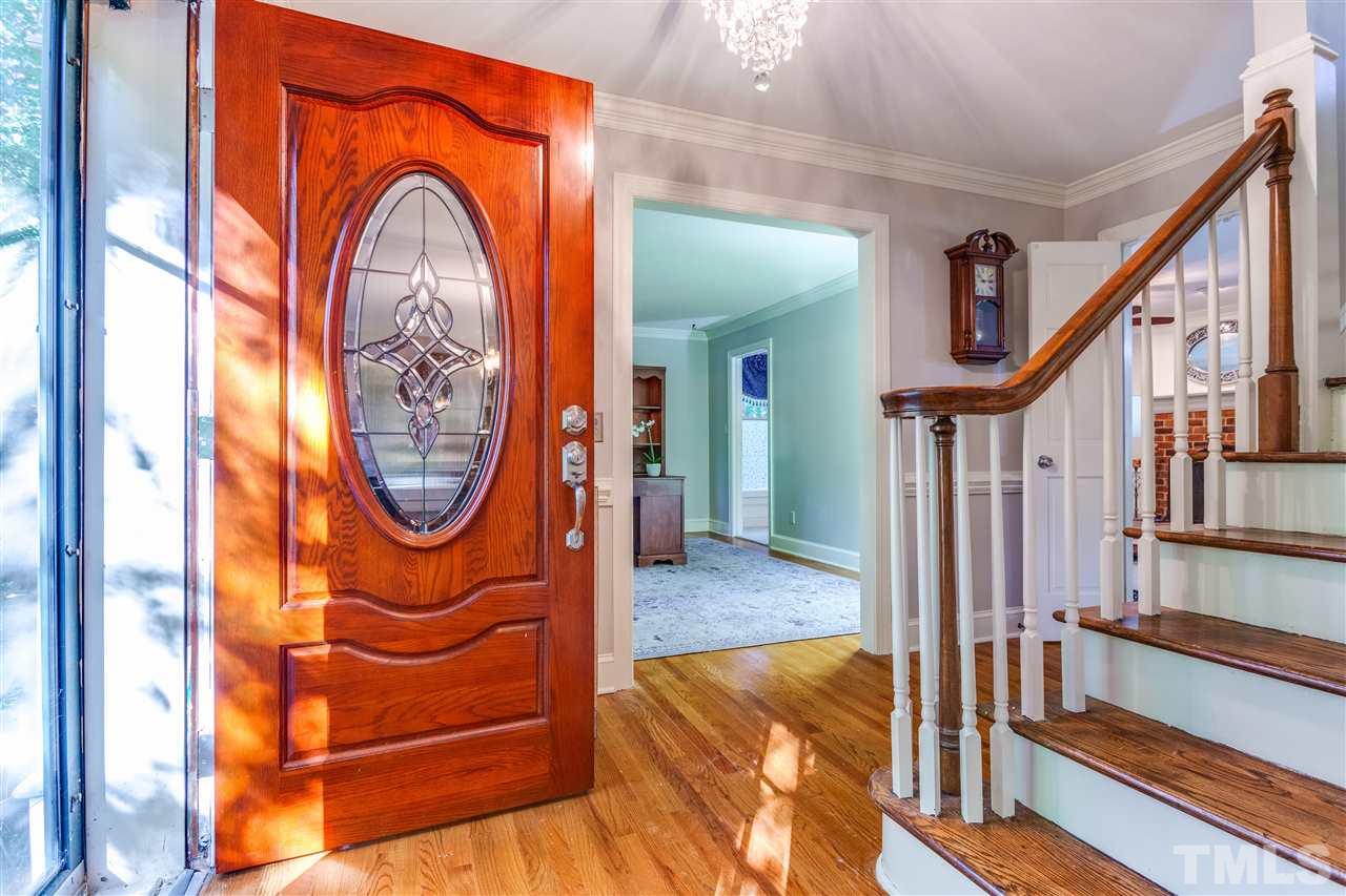 620 Downpatrick Lane Raleigh, NC 27615 - Photo 3 of 23 a view of a entryway door with wooden floor